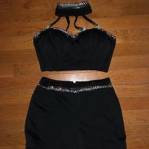 Black two piece